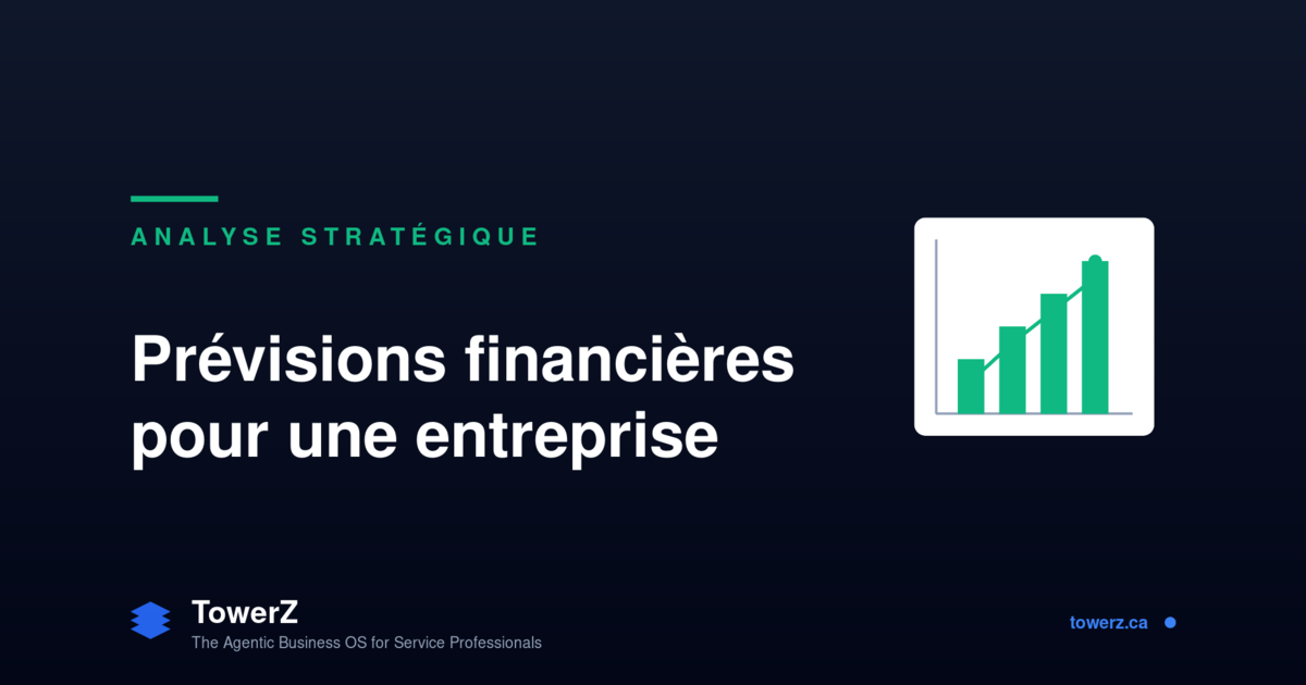 Prévisions financières pour entreprise de services