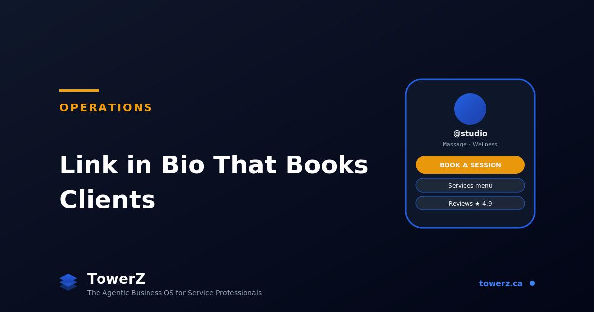 Link in Bio for a Service Business: How to Build One That Actually Books Clients